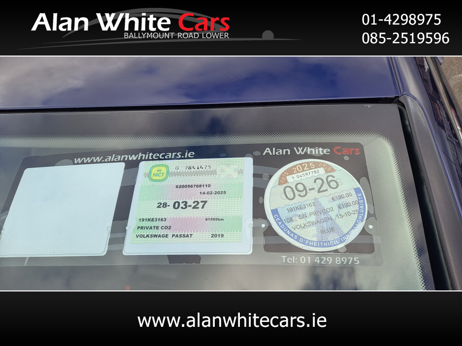 2019 Volkswagen Passat HIGHLINE 2.0 TDI MANUAL 6SPEED FWD 150HP 4DR €22,950