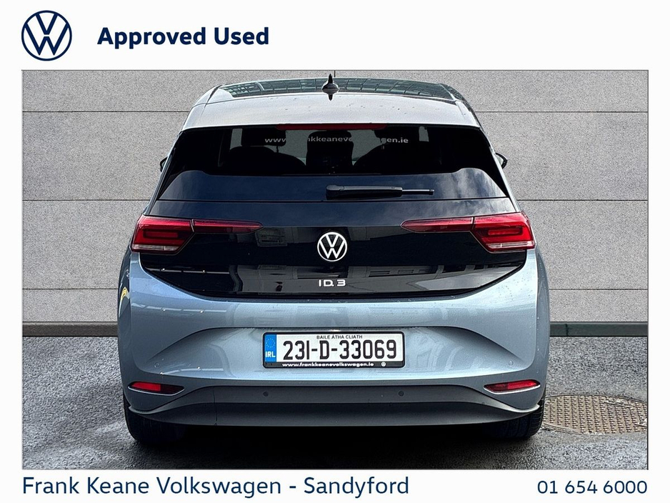 2023 Volkswagen ID.3 *Life* 204HP 58kWh @Frank Keane Volkswagen South Dublin €25,995