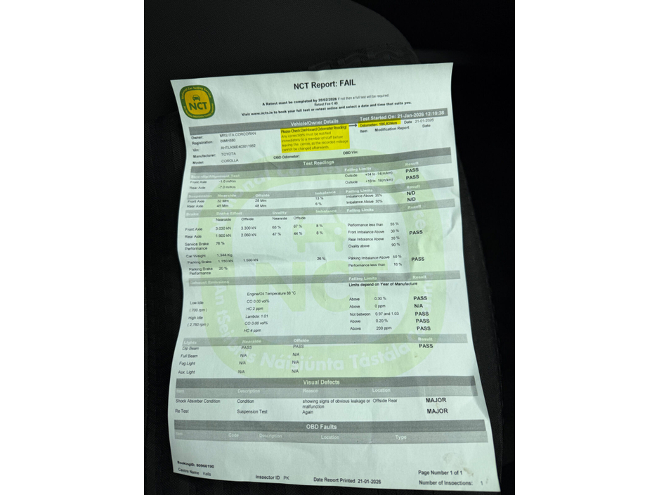 2009 Toyota Corolla 1.4 VVT-i 4Dr Terra €3,200