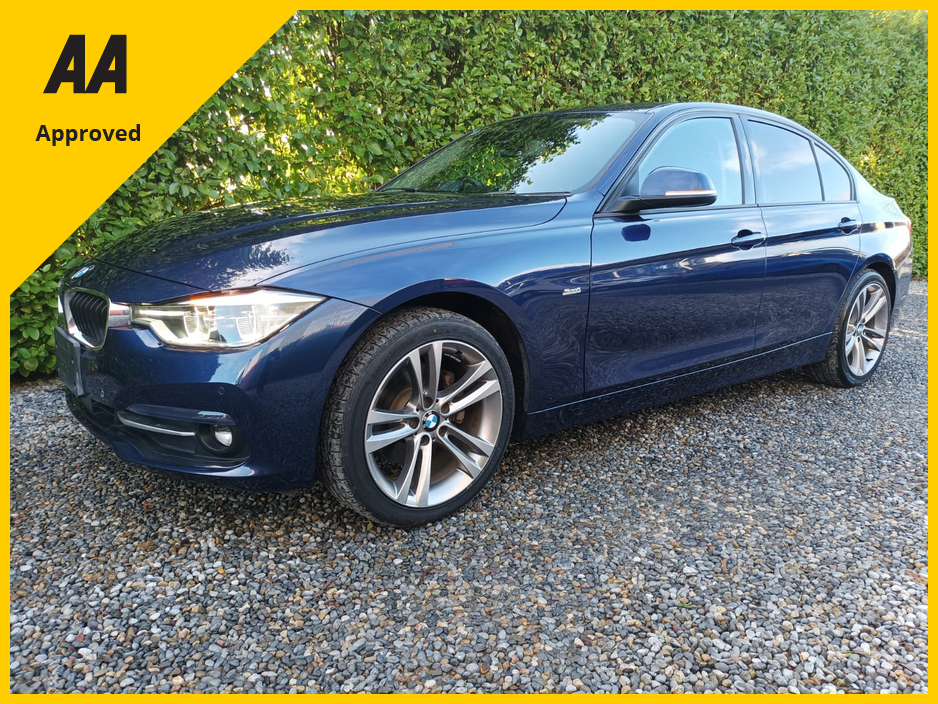 2018 BMW 3 Series 320 DIESEL SPORT LINE SPORTS INTERIOR UNMARKED INSIDE BMW SERVICE HISTORY (9 INPUTS) JUST FULLY SERVICED 2 YEARS NCT 1 YEAR ROAD TAX LOADED WITH EXTRAS €24,949