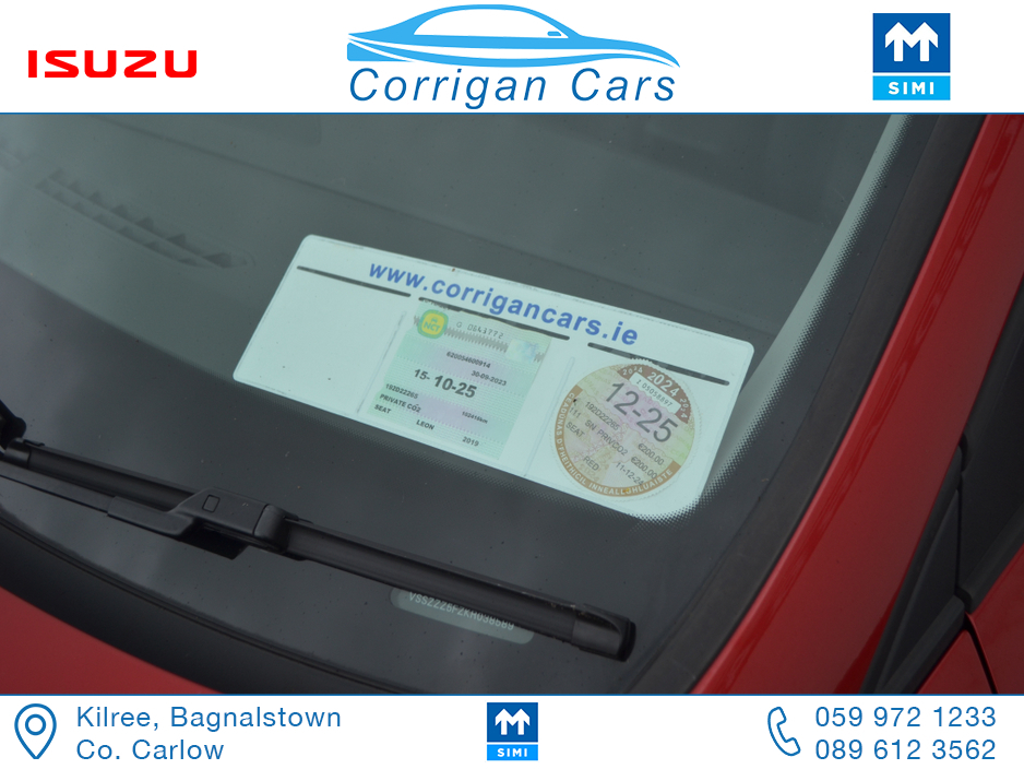 2019 SEAT Leon ONE OWNER LOW MILEAGE SE 115BHP €15,949