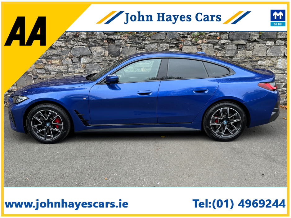 2024 BMW i4 2 YEAR AA PLATINUM WARRANTY//E DRIVE 35 M SPORT  EV//IMMACULATE THROUGHOUT//LOW MILEAGE//SIMI AND AA DEALER €42,900