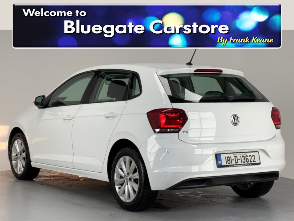 2018 Volkswagen Polo NEW NCT COMFORTLINE 1.0 MANUAL**MULTIFUNCTIONAL STEERING WHEEL**TOUCH SCREEN MEDIA DISPLAY**PARKING SENSORS**APPLE CARPLAY**BLACK CLOTH INTERIOR**SEMI DIGITAL DASH**ISOFIX**FINANCE AVAILABLE** €14,495