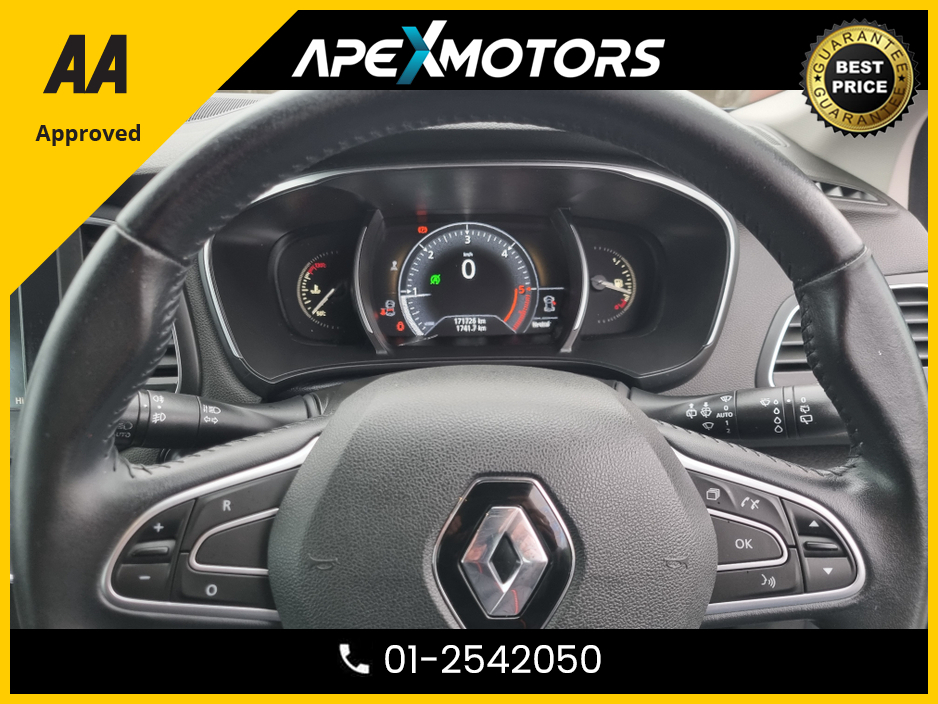 2018 Renault Megane FINANCE ARRANGED * SPORT TOURER DYNAMIQUE 5DR * NEW NCT JAN-28 * LOW TAX FEB-26 * IMMACULATE * STAMPED SERVICE HISTORY * AA APPROVED * 101 SAFETY CHECKLIST * HEATED SEATS * COLOUR REVERSE CAMERA * TOP €13,949