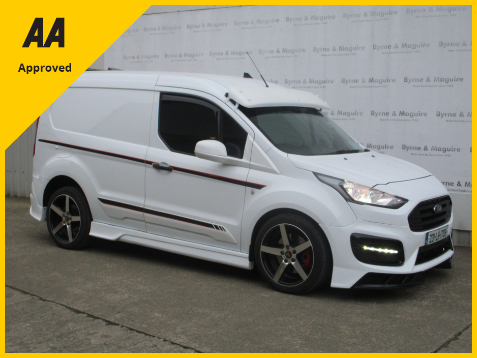 2023 Ford Transit Connect CONNECT HP TREND - 1.5 TD 100 T6.2 M6 . TREND MODEL WITH 3 SEATS, LOW KMS AIR CON,  ALLOYS LED LIGHTS,  FULL SPORTS BODY KIT. FULLY SERVICED AND DOE  TESTED WITH WARRANTY !! €23,500