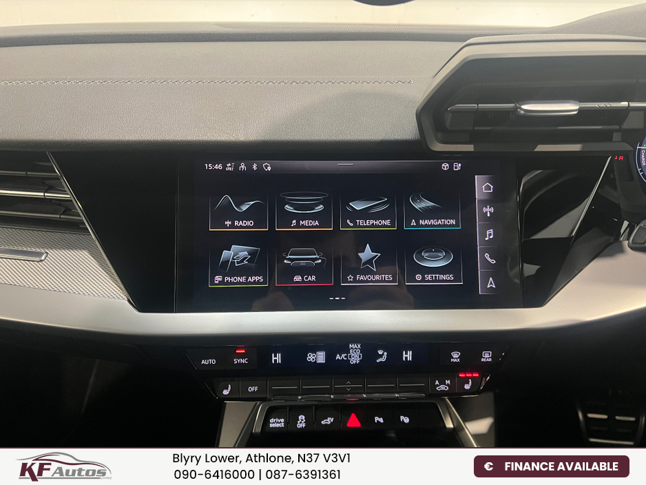 2023 Audi A3 Sportback S Line 40 TFSI-E PHEV 5dr 201bhp S-Tronic Auto - 231 Reg €31,995