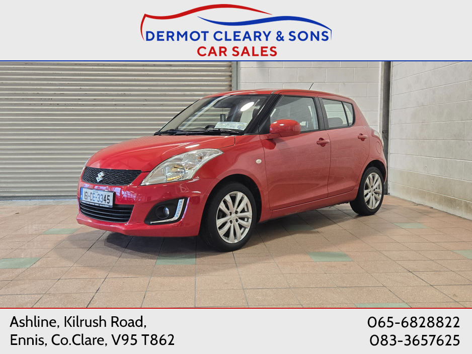 2016 Suzuki Swift 1.2 SZ3 5DR €8,750