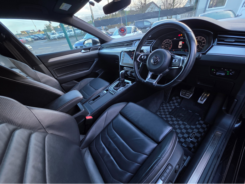 2018 Volkswagen Arteon 2.0 TSI  4 MOTION 280BHP VIRTUAL DASH FULL LEATHER HEATED ELECTRIC SEATS SAT NAV CARPLAY ANDROID AUTO BLIND SPORT PARKING SENSORS SELF PARKING ASSIST 360 CAMERA €27,500