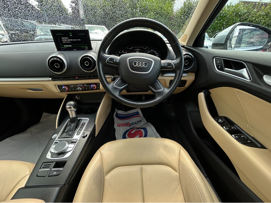 2015 Audi A3 1.4 TFSI FULL CREAM LEATHER PACK HIGHLINE  - PARKING SENSORS REVERSING CAMERA - PARKING SENSORS - SIMI DEALER - LOW ROAD TAX BAND €14,950