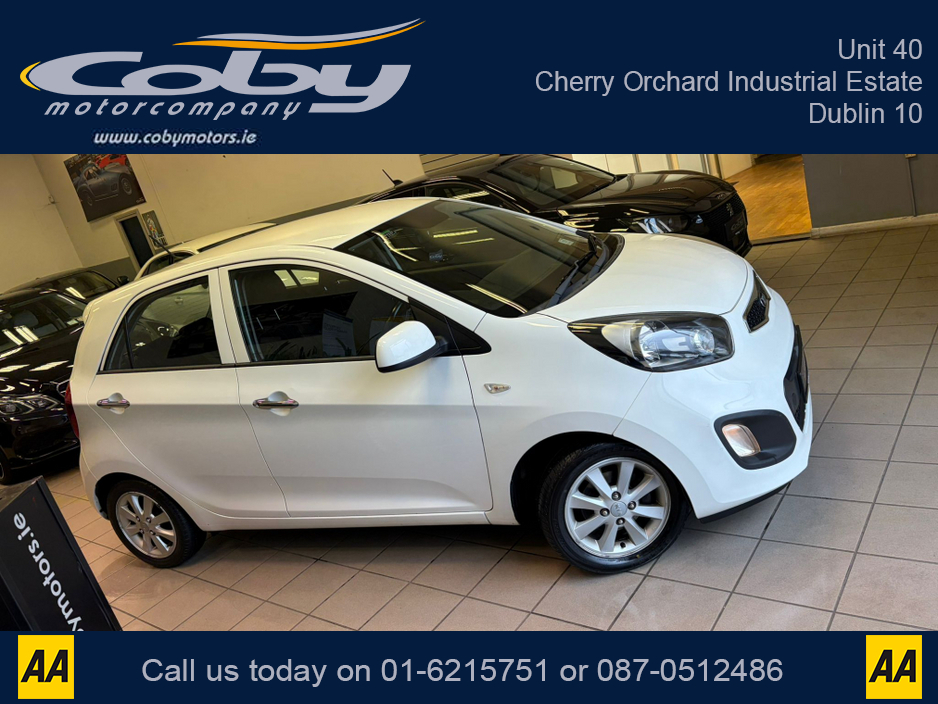 2014 Kia Picanto 1.0 MANUAL 5DR. Comes with New NCT before collection, Irish Owned Car, CD Player, 2 Keys, Air Conditioning, Irish Radio, Service History, Alloy Wheels, and more. €5,950