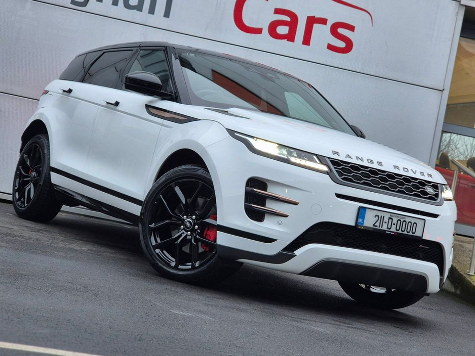 2021 Land Rover Range Rover Evoque R-Dynamic S P300e 1.5 Petrol Plug-In Hybrid Auto, 20'' Alloys, Black Leather Seats - Trade in Price €36, 777. €35,777