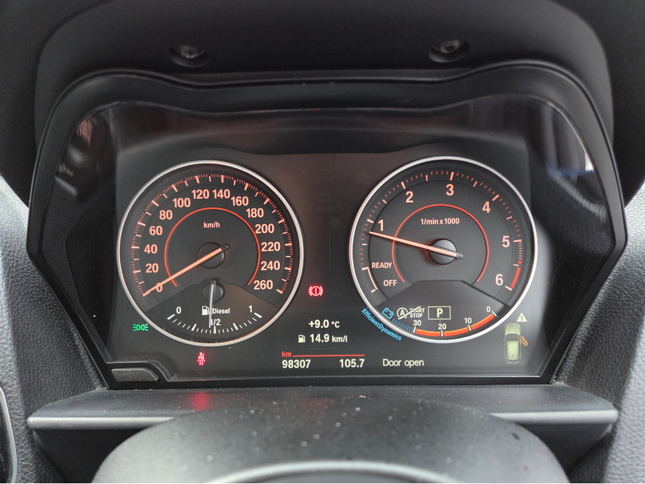 2016 BMW 1 Series Estoril Blue M sport 118 D €16,950