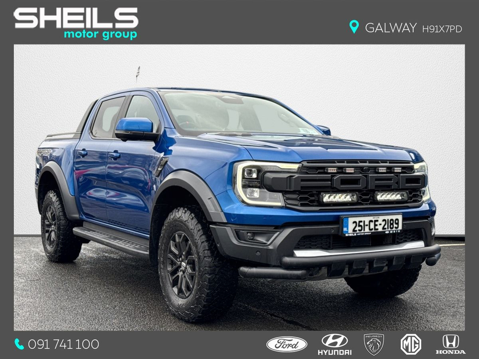 2025 Ford Ranger RAPTOR WITH RAPTOR PACK - LIGHTS & FRONT BAR €55,284