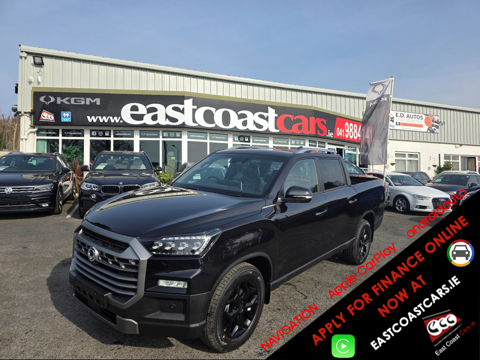 2025 Ssangyong Musso GRAND EXTRA LONG TRAY NEW MODEL 2.2 CUSTOM * 4WD 200 BHP AUTO 5 SEATER PICK UP // 5 YEAR WARRANTY // APPLY FOR FINANCE TODAY // THE BEST VALUE PICK UP IN IRELAND €42,950