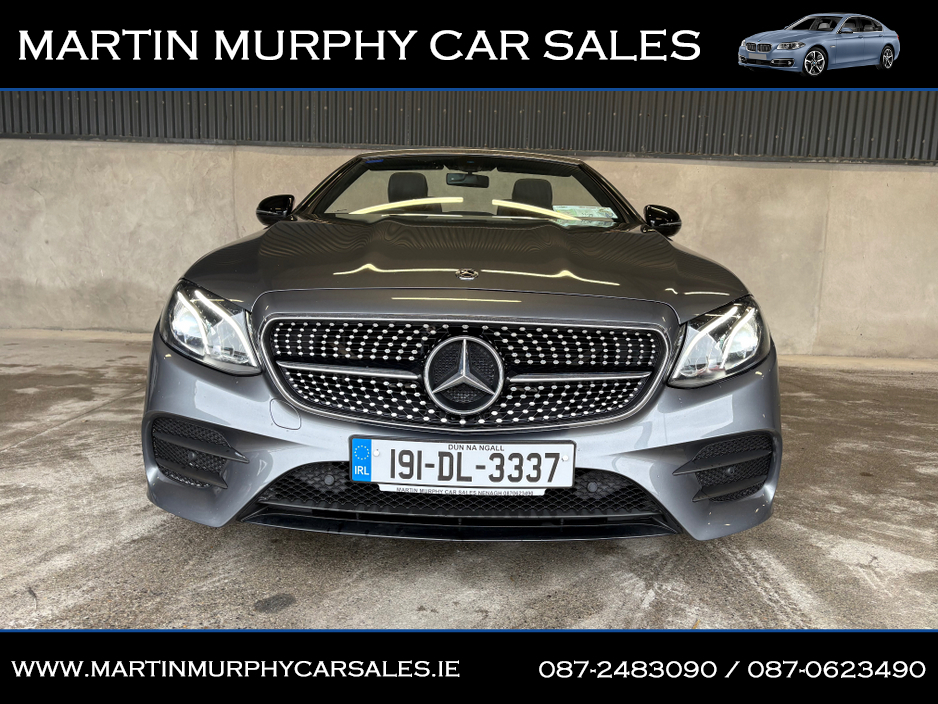 2019 Mercedes-Benz E Class E220 D AMG LINE 4MATIC SOFT TOP CABRIOLET €37,950