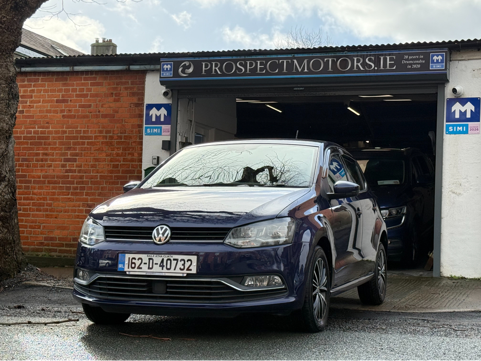 2016 Volkswagen Polo 1.2tsi Automatic, High Spec AllStar, Only 64kms, New Nct 02/2027, Apple Car Play, Android Auto, Reversing Camera, A/C, Alloys, New Timing Belt, Service & Warranty, SIMI Dealer, €12,950