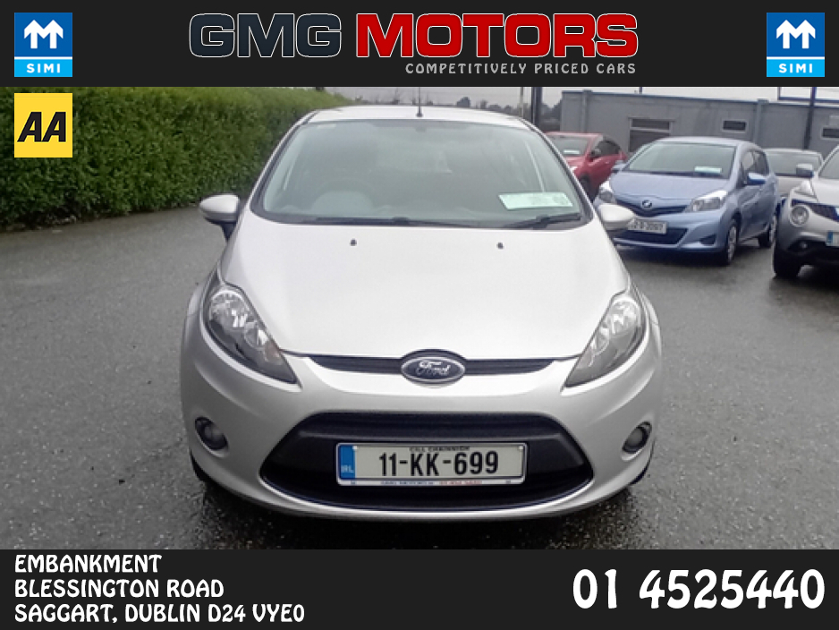 2011 Ford Fiesta STYLE 1.25 60PS 5DR..LOW MILEAGE €6,950