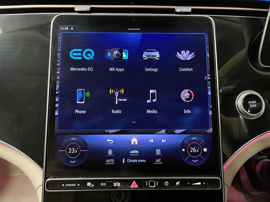 2022 Mercedes-Benz EQS 350 AMG - 20 Inch Alloys - Panoramic Sunroof - Reversing Camera - Ambient Lighting - Sat Nav - Electric Heated Seats - Keyless Start - Apple CarPlay/Android Auto - €64,950 or €65,900 with Supagard Veh €64,950