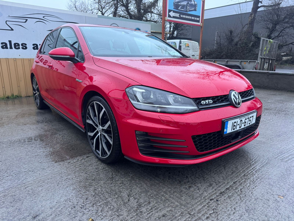 2016 Volkswagen Golf GTD 2.0 TDI MANUAL 6SPEED FWD 184BHP 5DR €16,950