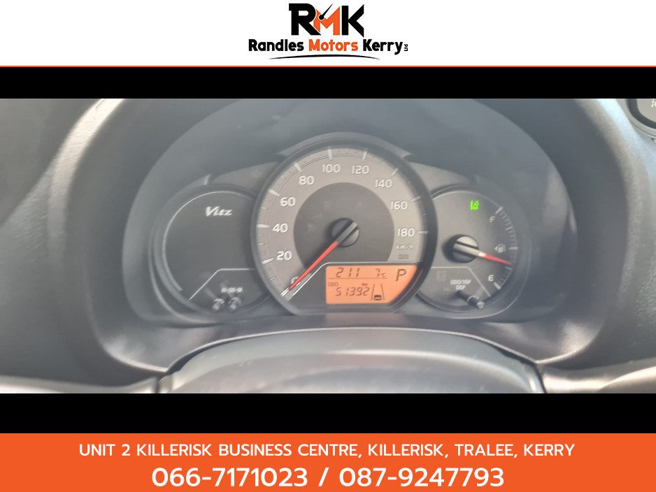 2017 Toyota Yaris DBA-KSP130 5DR AUTO €11,900