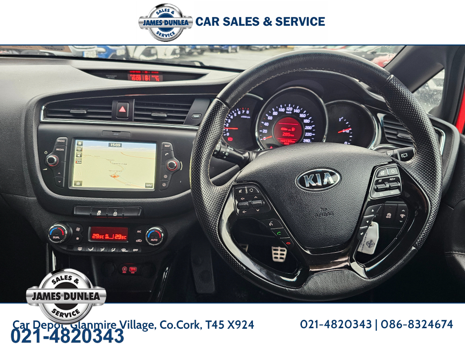 2018 Kia Ceed CEE'D GT LINE SAM 5DR €15,250