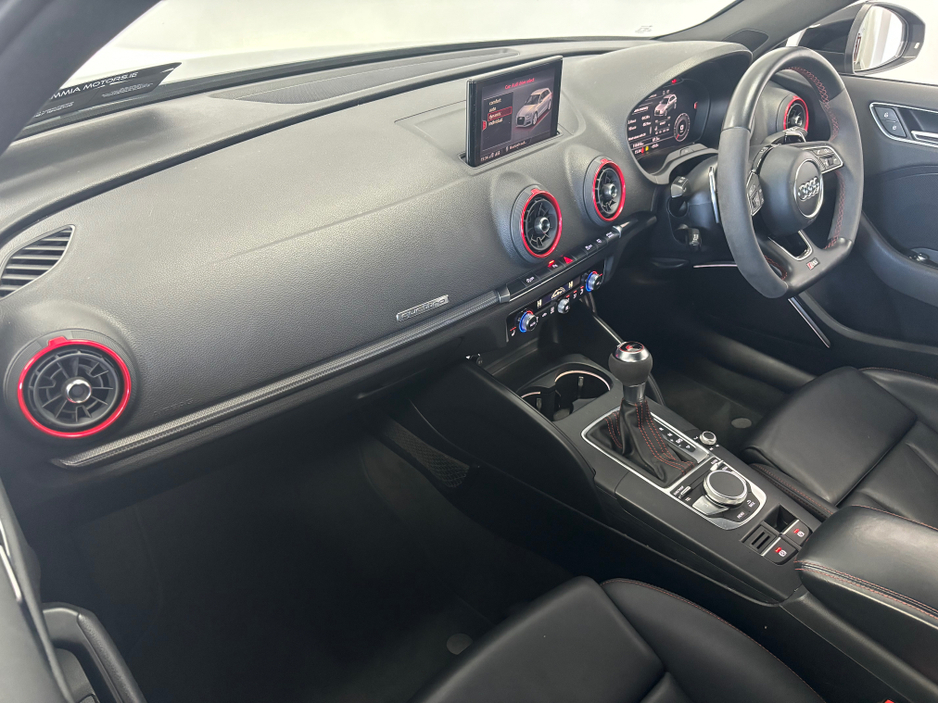 2018 Audi RS3 AUDI RS3 2.5 TFSI QUATTRO 400BHP AUTO *BANG & OLUFSEN SPEAKERS*FACTORY RS SPORT EXHAUST*RS STAMPED SPORT HEATED SEATS*DIGITAL DASH*REVERSE CAM & SENSORS*2 KEYS GREAT SERVICE HISTORY FINANCE AVAILABLE* €47,950