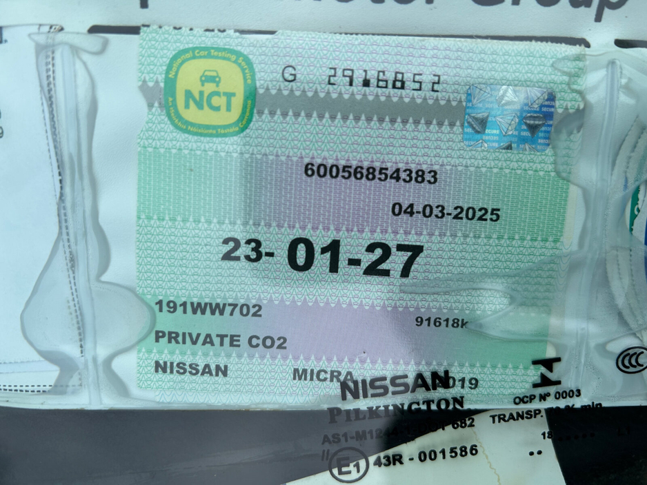 2019 Nissan Micra 1.0T SV €10,950