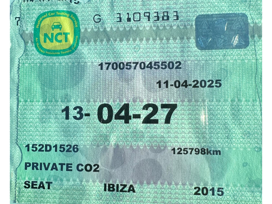 2015 SEAT Ibiza 5DR 1.2 70HP SPORT 4DR//NEW N.C.T//JUST SERV// €7,950