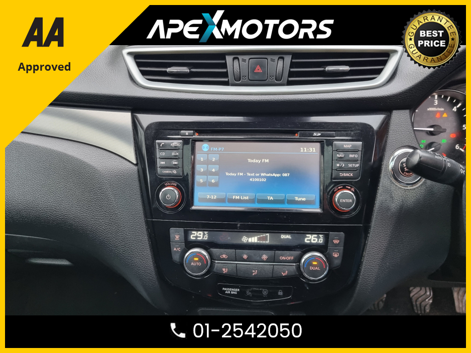 2017 Nissan Qashqai FINANCE ARRANGED * DCI TEKNA * 4X4 130PS * FULL SPEC  * PANORAMIC SUNROOF * NEW NCT JAN-28 * IMMACULATE * 6-STAMPS SERVICE HISTORY * AA APPROVED * 101 SAFETY CHECKLIST * HEATED SEATS * COLOUR REVERSE €15,749