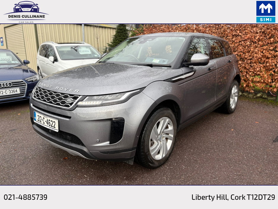 2021 Land Rover Range Rover Evoque 1.5 300PS PHEV S AUTO | STUNNING 1 OWNER LOW MILEAGE EXAMPLE | FULL MAIN DEALER SERVICE RECORD | GREAT SPEC | ALL TRADE INS WELCOME | WALKAROUND VIDEO ON REQUST. €32,950