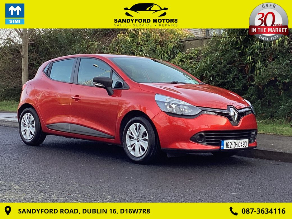 2016 Renault Clio IV Expression 1.2 4DR €8,750