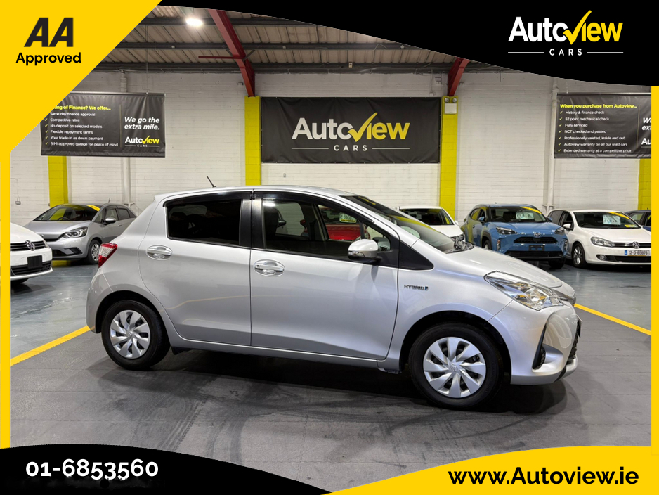 2019 Toyota Yaris /Vitz 1.5 Self-Charging Hybrid Automatic. AA APPROVED // FINANCE & NATIONWIDE DELIVERY AVAILABLE // SIMI DEALER €12,995