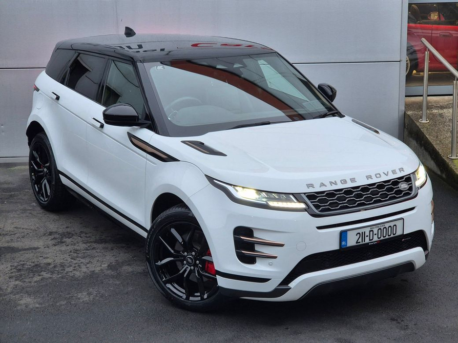 2021 Land Rover Range Rover Evoque R-Dynamic S P300e 1.5 Petrol Plug-In Hybrid Auto, 20'' Alloys, Black Leather Seats - Trade in Price €36, 777. €35,777