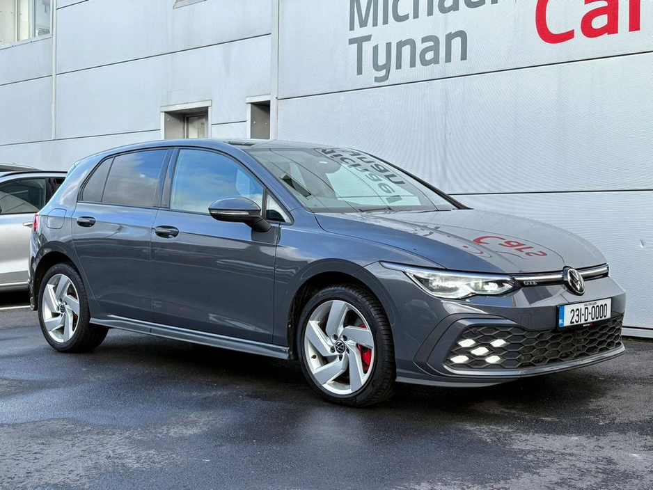 2023 Volkswagen Golf GTE 1.4 Petrol Plug-In Hybrid Auto (241bhp) Tarten Seats, Heated Seats & Steering Wheel, 19” Alloys, - First Registered July 2023 - Trade in Price €30 €29,999