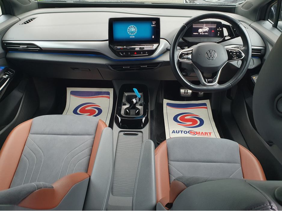 2021 Volkswagen ID.4 PRO PERFORMANCE FULLY ELECTRIC NCT 02/28 FINANCE AVAILABLE €90 PER WEEK HEATED STEERING WHEEL/ HEATED SEATS/ SAT NAV/ TOUCH SCREEN/ ANDROID AUTO/ APPLE CAR PLAY/ REVERSE CAMERA/ HISTORY CHECKED €19,900