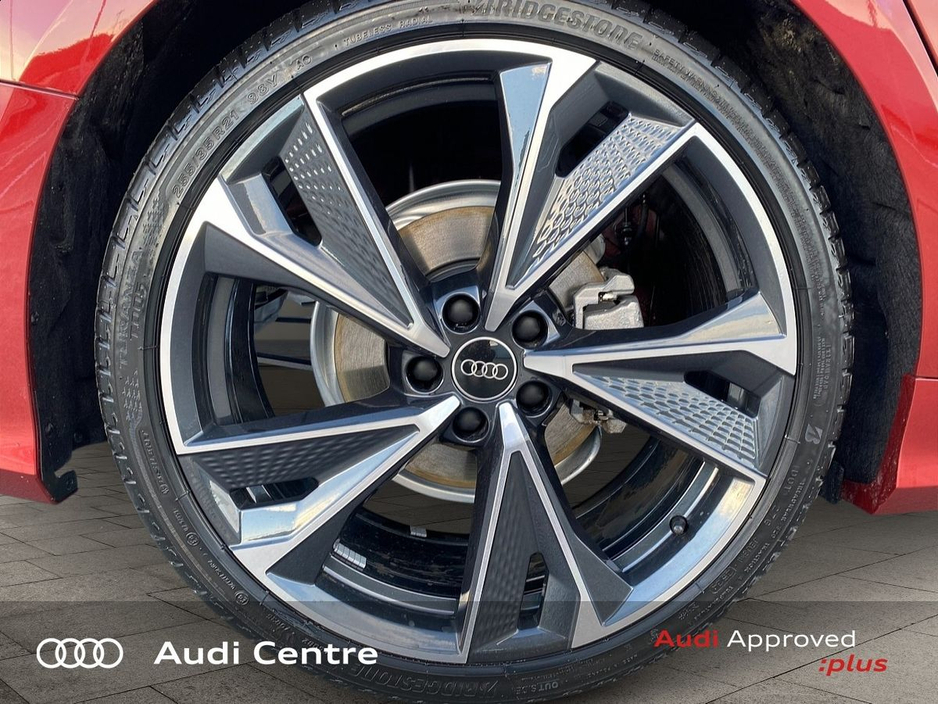 2025 Audi A6 40 TDI QUATTRO S-LINE Price new was € 93,189 GRENADINE RED Sunroof €84,999