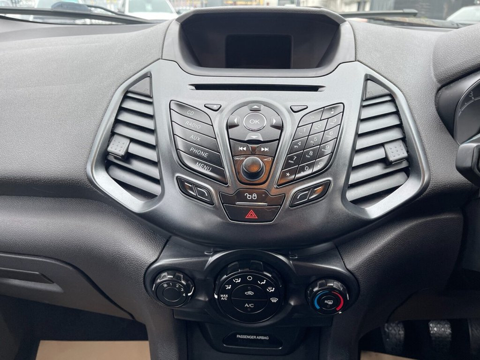 2016 Ford Ecosport 1.0T EcoBoost Zetec SUV 5dr Petrol Manual 2WD Euro 6 (s/s) (125 ps)