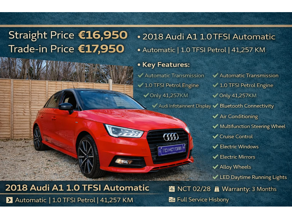 2018 Audi A1 for sale in , Ireland
