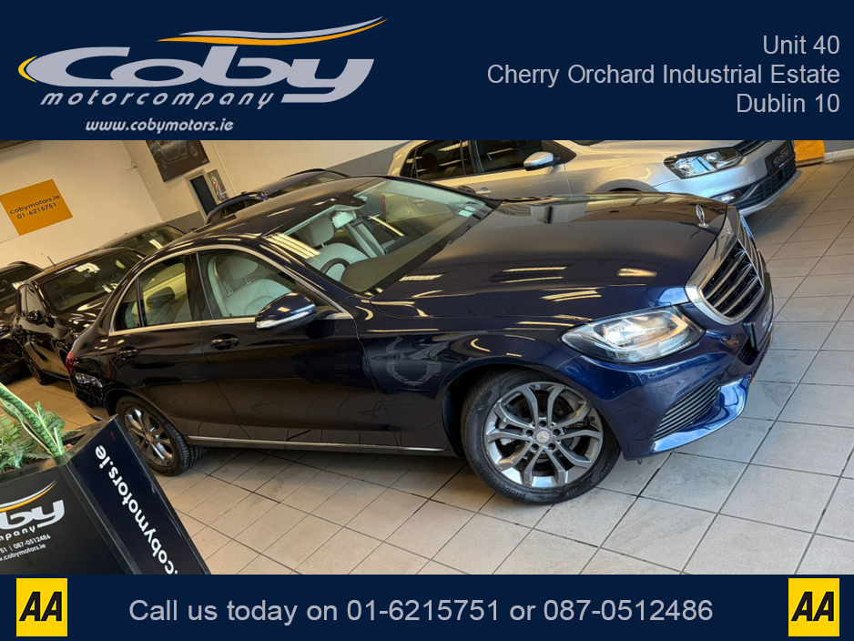 2015 Mercedes-Benz C Class 180 BLUETEC EXCLUSIVE AUTO 4DR. New NCT before collection, Tax, Full Leather, Reverse Camera, Dual Climate Control, MFSW, 2 Keys, Cruise Control, Full Electrics, BT, CD Player, Hands Free, and more. €15,950