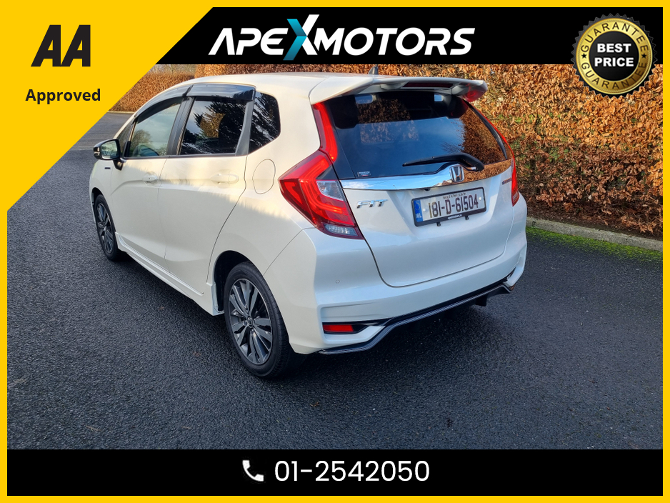 2018 Honda Jazz FINANCE ARRANGED * NEW NCT OCT-27 * AUTOMATIC * IMMACULATE * ANDROID AUTO * APPLE-PLAY * COLOUR REVERSE CAMERA * ALLOYS * MOST RELIABLE * STAMPED SERVICE HISTORY * AA APPROVED * 101 SAFETY CHECKLIST €11,949