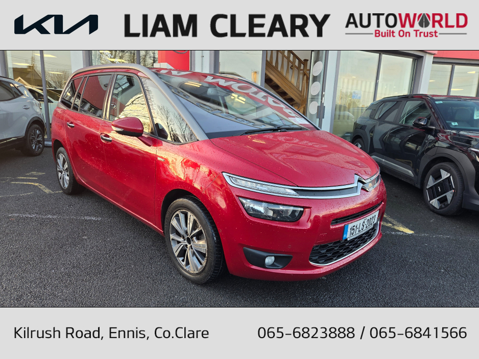 2015 Citroen Grand C4 Picasso GRAND 1.6 BLUE HDI 1 120 EXCLUSIVE + 120BHP 5DR €9,250