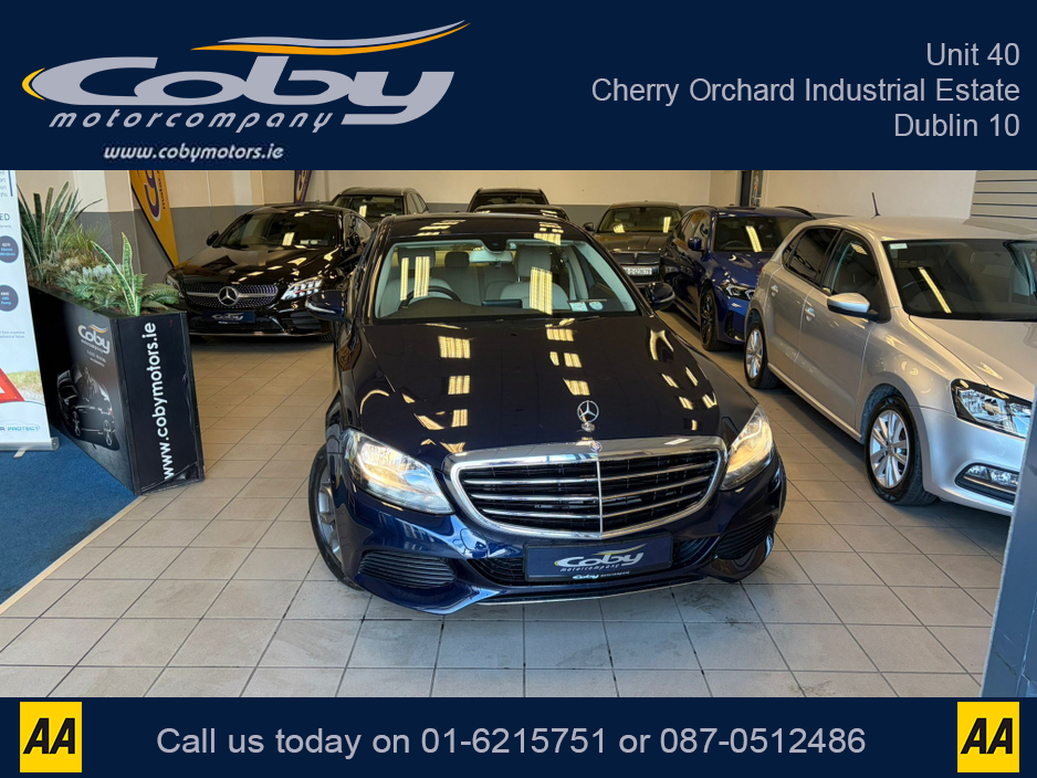 2015 Mercedes-Benz C Class 180 BLUETEC EXCLUSIVE AUTO 4DR. New NCT before collection, Tax, Full Leather, Reverse Camera, Dual Climate Control, MFSW, 2 Keys, Cruise Control, Full Electrics, BT, CD Player, Hands Free, and more. €15,950