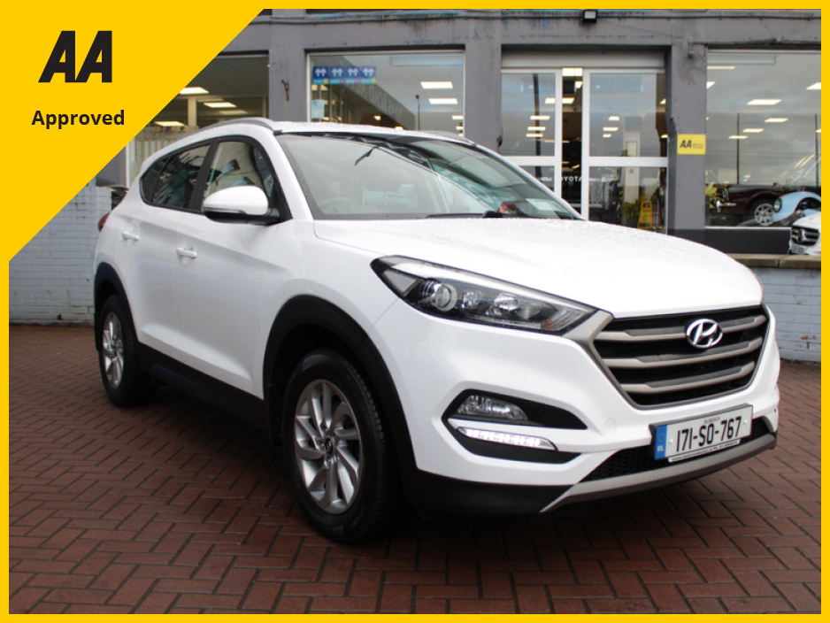 2017 Hyundai Tucson 1.7CRDI EXECUTIVE PLUS //WHITE WITH BLACK LEATHER //IMMACULATE CONDITION  // BUY WITH CONFIDENC AA AND SIMI APPROVED DEALER 2025 // FINANCE ARRANGED // ALL TRADE INS WELCOME // €13,950