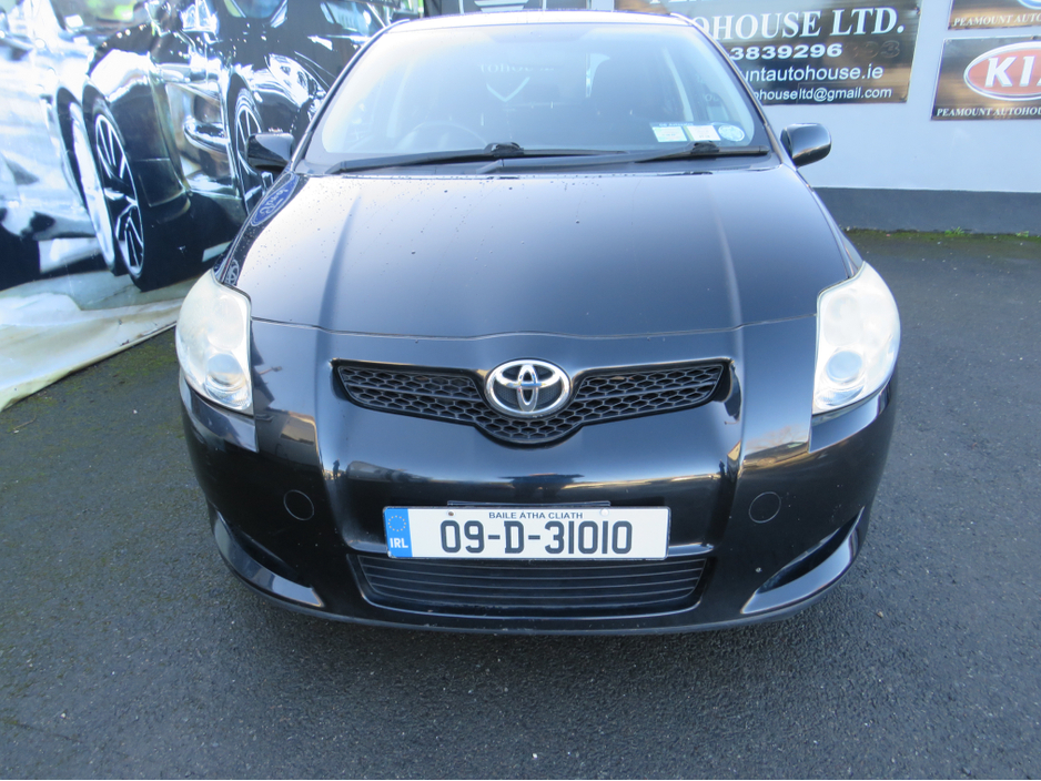 2009 Toyota Auris 1.33  VVT-I TR 5DR PETROL LOW MILEAGE BLACK €4,950