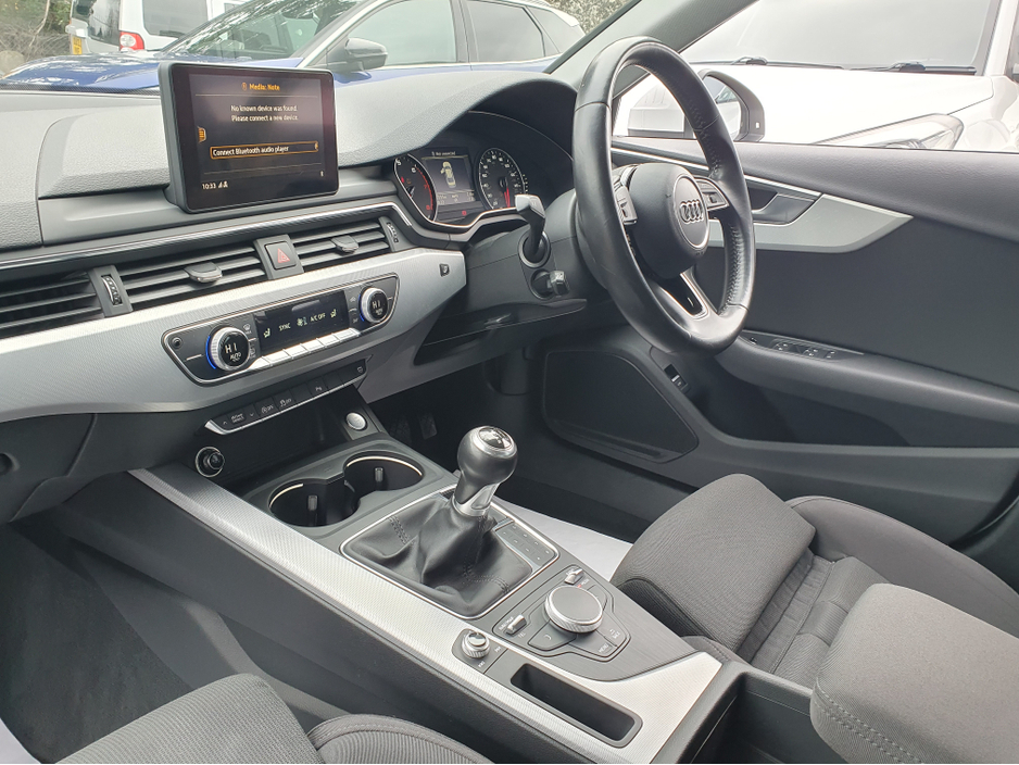 2017 Audi A4 SALOON SPORT 1.4 TFSI 150BHP MANUAL NCT 02/28 FINANCE AVAILABLE @ €67 PER WEEK PARKING SENSORS/ AUDI MMI/ BLUETOOTH/ SCROLL CONTROLS/ ALLOYS/ HISTORY CHECKED €14,950