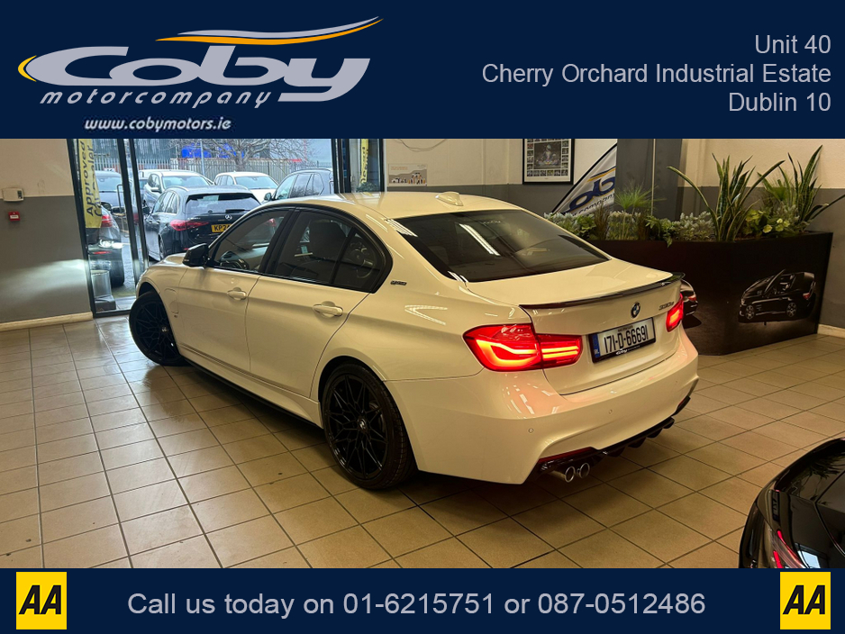 2017 BMW 3 Series 330E  M Sport Saloon 4DR 330E Auto Plug-in Hybrid. New NCT, Upgraded 19inch Alloy Wheels, Full Body Kit, 2Keys,Sat Nav, MFSW, Dual Climate Control, Cruise Control, Reverse Cam, Full Electrics, & more. €21,950