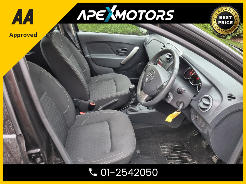 2016 Dacia Sandero FINANCE ARRANGED * 1.5DCI LAUREATE 90BHP * TOP SPEC WITH ALLOY WHEELS * NEW NCT JAN-27 * LOW  TAX  * RELIABLE  * ECONOMICAL * IMMACULATE * STAMPED SERVICE HISTORY * AA APPROVED * 101 SAFETY CHECKLIST €7,249