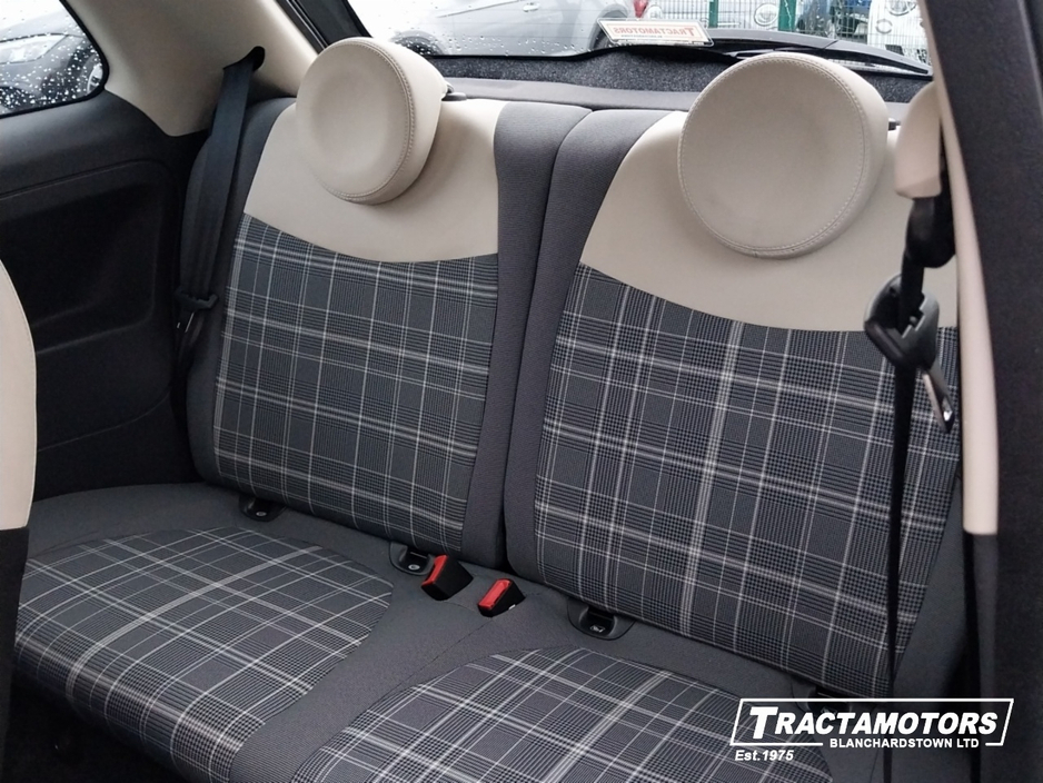 2017 Fiat 500 1.2 LOUNGE 69BHP 3DR AUTO €10,999