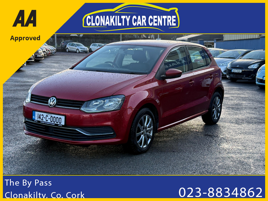 2014 Volkswagen Polo One Owner Vw Polo 1.2 Tsi Automatic €10,950