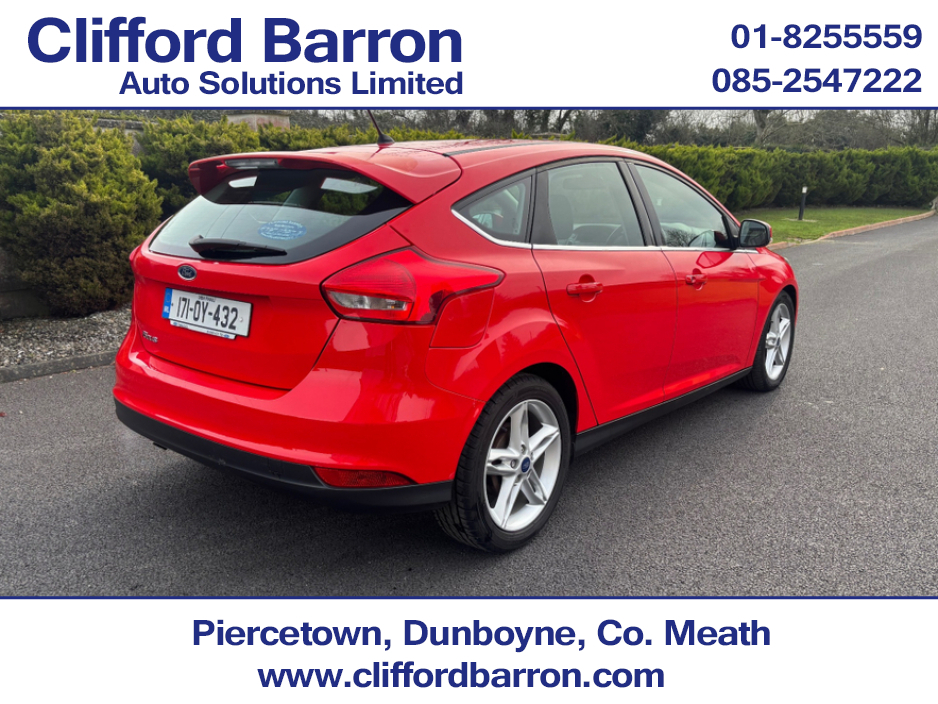 2017 Ford Focus 5DR 1.5 TD 95PS 6SPEED 4DR €14,950